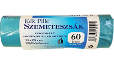 Kék Pille 60L Szemeteszsák 55x70cm (kék)